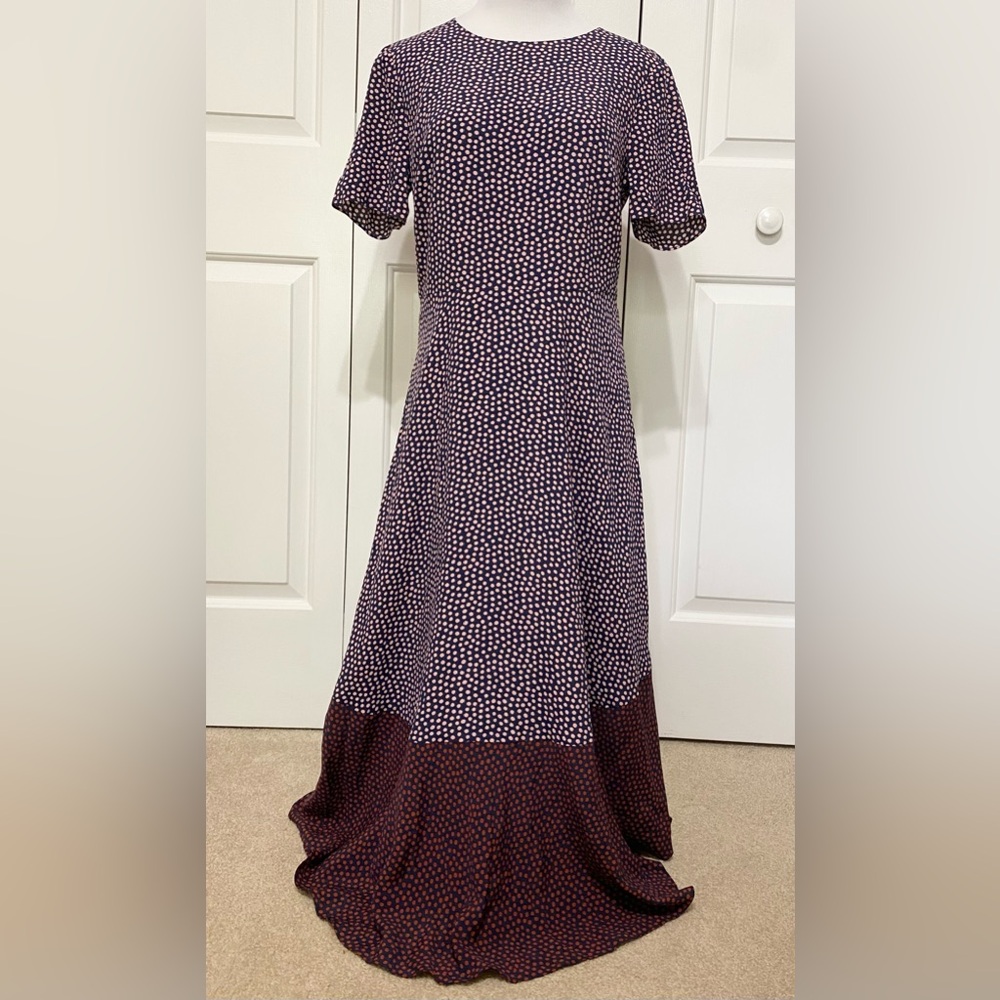 Boden Renee Polka Dot Midi Dress 6R